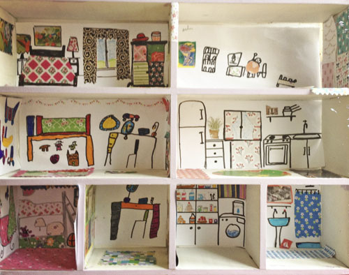 Maison poupée Cécile et Héloise