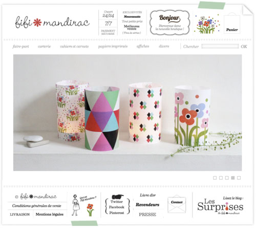 Boutique en ligne Fifi Mandirac