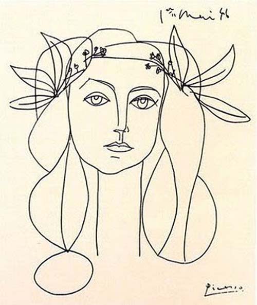 Francoise Gilot par Picasso